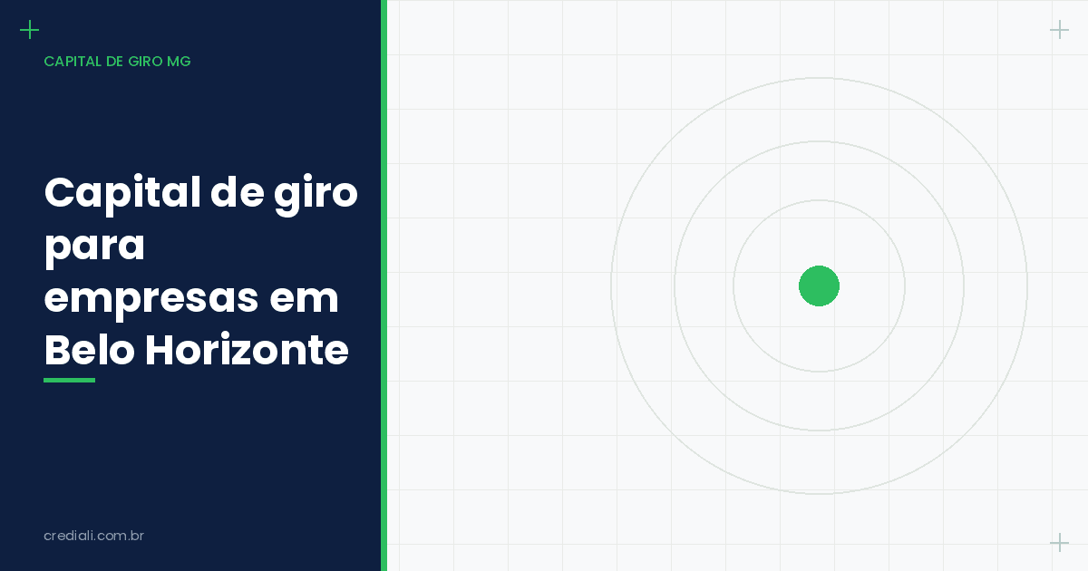 Capital de giro para empresas em Belo Horizonte