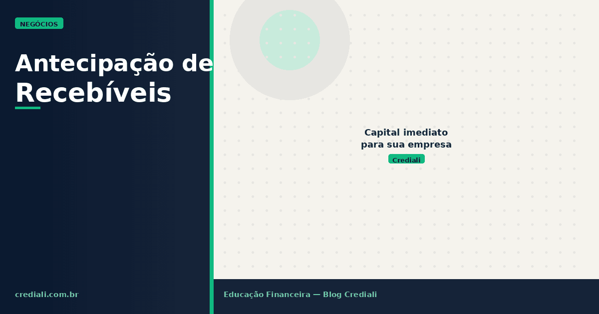 O que é antecipação de recebíveis e quando vale a pena